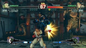 Ultra Street Fighter IV Rolento VS Ryu