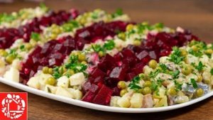 Бюджетный, Но ШИКАРНЫЙ! Новый Салат с Селёдкой и Овощами!