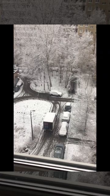 Санкт-Петербург. 24.11.2025.Мокрый снег, налипание на дорогах. Красота! МЧС предупредил. Эпизод 1