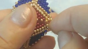 МК Игрушка на ёлку из бисера  от  Приют рукодельницы