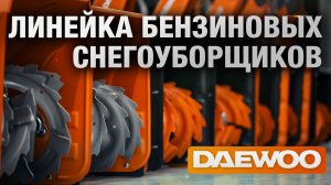 Линейка бензиновых снегоуборщиков DAEWOO