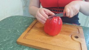 Салат из капусты с болгарским перцем