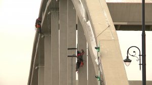 (Рыбинск-40) ПОДСВЕТКА НА МОСТУ: СКОРО ПРЕМЬЕРА