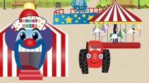 парк аттракционов с тракторенком🚜🚜🚜 часть 5