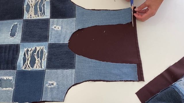 Оригинальная сумка из джинсы | Апсайклинг | Простая и стильная переработка старых джинсов