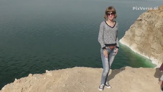 Девушка делает стойку на руках!