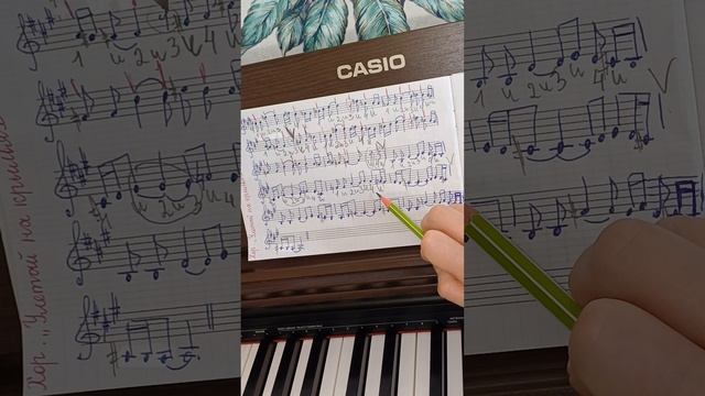 Разбор ритмического рисунка 3 предложения хора "Улетай на крыльях ветра" смотреть онлайн