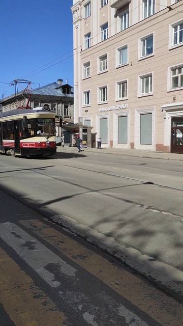 Ретро трамвай 71-415Р в Нижнем Новгороде