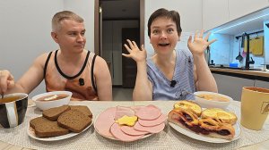 Мукбанг разбор ПОЛЁТОВ! Как много в интернете ШИЗИКОВ сидит! Болталка и семейный обед в России