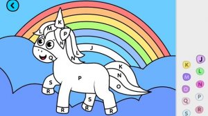 Для детей. Раскрашиваем сказочного единорога