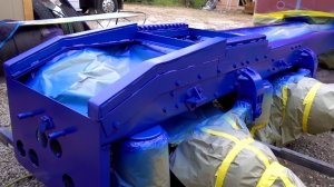 Дальнобой. США. Покраска рамы на Бизоне