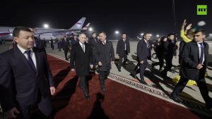 Путин прибыл в Киргизию с государственным визитом