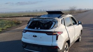 В Херсонской области украинский FPV-дрон ударил по машине с детьми