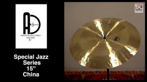 AGEAN CYMBALS SPECIAL JAZZ 15  CHINA