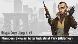 GTA 4 - Unique Stunt Jump #49 - Acter Industrial Park (Alderney)