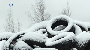 Отработанные покрышки отправляют из Петрозаводска на утилизацию в Санкт-Петербург