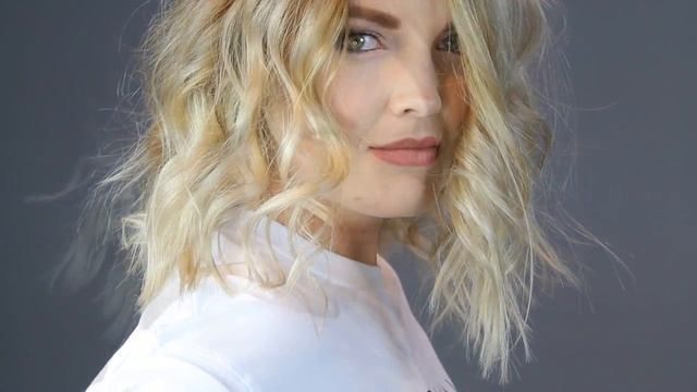 Балаяж на русые волосы. Модная стрижка и укладка на среднюю длину волос.