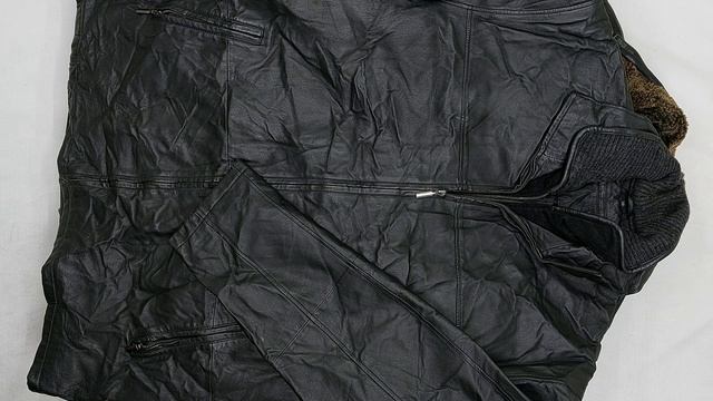 Куртки кожаные  секонд оптом 12 пак