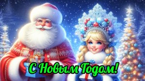 С Новым Годом! Побольше улыбок, с Новым Годом!