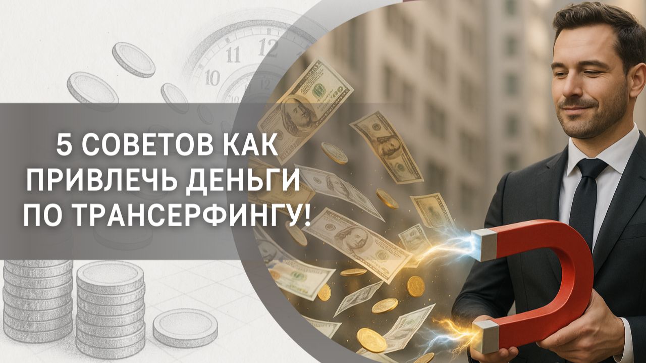 5 советов как привлечь деньги по Трансерфингу!