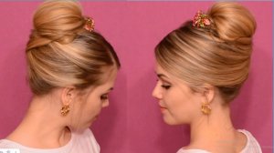 Как Сделать Высокую Прическу Своими руками / Высокий пучок / Вечерняя прическа (Архив)