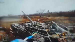 Т-72Б ВСУ был уничтожен при попытке проникнуть на территорию дачного кооператива  Красноармейска