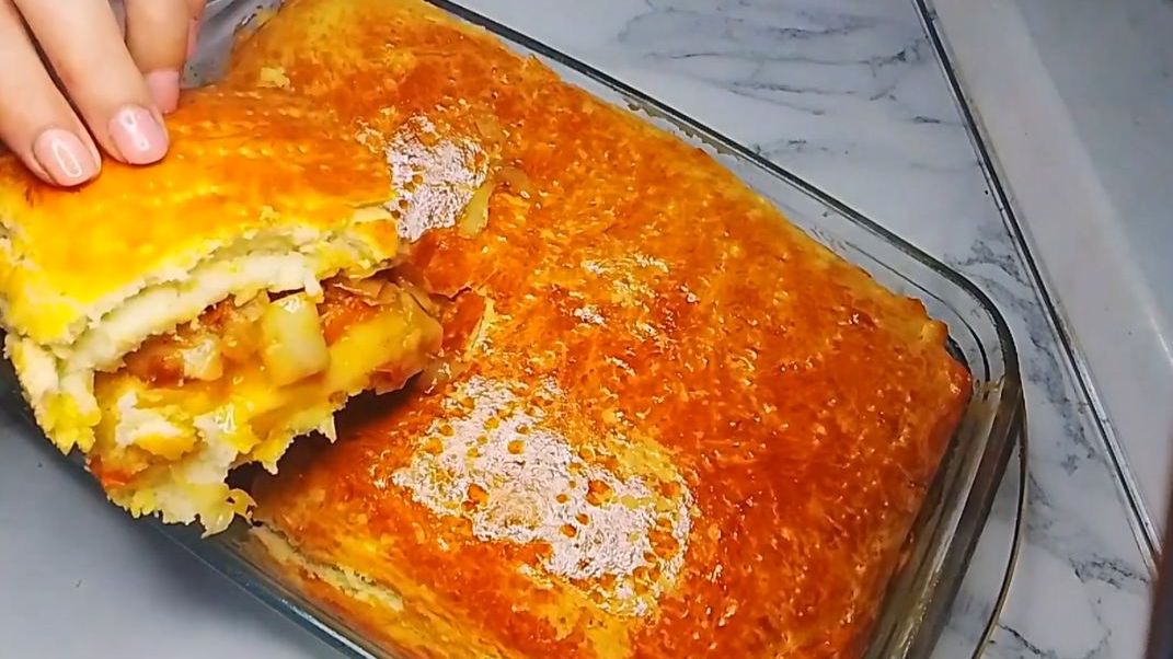 Пирог, который съедается за минуты! Мягкое тесто и сочная капустная начинка