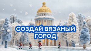 Как создать вязаный город с помощью нейросетей