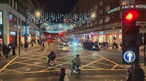 Поездка на автобусе по Лондону с обзорной точки до рождественских огней на Оксфорд-стрит🎄