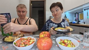 Мукбанг на самом деле мы Вам ВРАЛИ! Мы остаёмся ДОМА и не ЛЕТИМ в Таиланд! Семейный ПП ужин в России