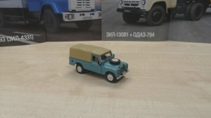 Обзор модели Land Rover 3 Series, масштаб 1:43, "Cararama".