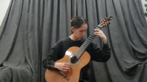 XI СПб конкурс им. Тарреги, Асанова Арина, Висенте Асенсио «Валенсиана 3 часть " танец"»