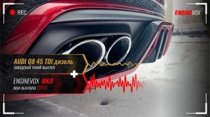 AUDI Q8 45 TDI с активной электронной выхлопной системой ENGINEVOX