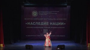 УЧАСТНИК №14 Олеся Озерова, номинация – Народный вокал, песня – «Барыня»