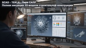 [Лаборатория ПГС] 02 SCAD - Tekla - Лира САПР: Полная миграция 3D-модели строительной конструкции