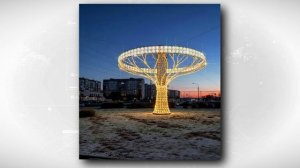 На кольце в Южном появится светодиодное дерево