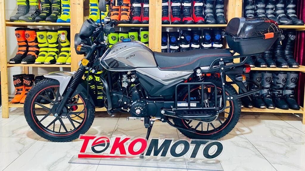 Мопед ROCKOT ALPHA TOURIST M-12 (серый металлик)