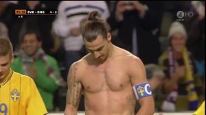 Невероятный гол Ибрагимовича в ворота сборной Англии.