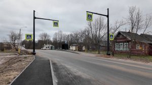 Ремонт дороги к селам Нельша и Сахтыш завершен почти на год раньше