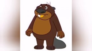 Сидим с бобром за столом