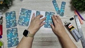 Объемная новогодняя открытка - часть 3. Заключительная.