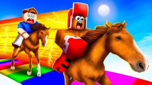 Кто Самый БЫСТРЫЙ НАЕЗДНИК в РОБЛОКС !