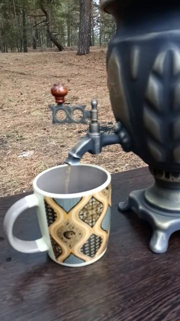 Самовар жаровой на дровах 2,5 л «Желудь» с декором «Патина» - видео от покупателя смотреть онлайн