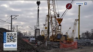 К закладке фундамента развязки на улице Тихорецкой приступили в Краснодаре