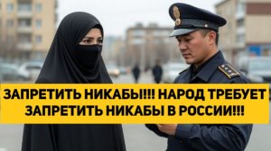 ЗАПРЕТИТЬ НИКАБЫ!!! НАРОД ТРЕБУЕТ ЗАПРЕТИТЬ НИКАБЫ В РОССИИ!!!