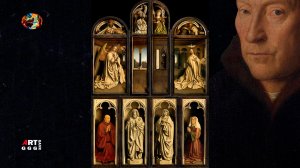 Гентский алтарь Яна ван Эйка. Часть 2. § 2. Сцена поклонения Агнцу