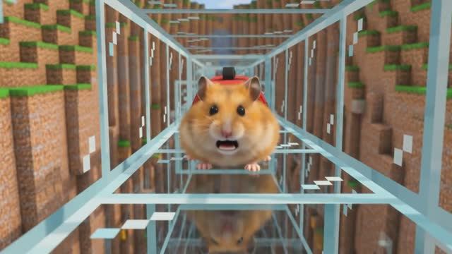ХОМЯК ПРОХОДИТ ИСПЫТАНИЯ В МАЙНКРАФТ! 🐹 Прохождение Лабиринта | Minecraft Hamster Challenge