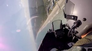 F-16 вид из кабины пилота.