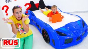 Ники, Влад и история про волшебный планшет для детей!