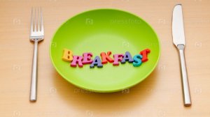 Мой завтрак диабетика.